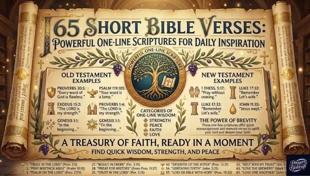 65 Short Bible Verses