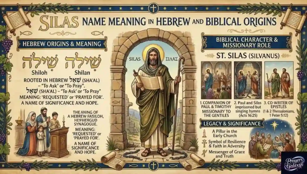 Silas Name Meaning in Hebrew and Biblical Origins