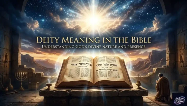 Deity Meaning in the Bible: Understanding God's Divine Nature and Presence