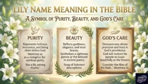 Lily Name Meaning in the Bible: A Symbol of Purity, Beauty, and God's Care