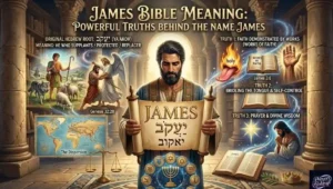 James Bible Meaning: Powerful Truths Behind the Name James