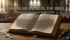 Damian Meaning in the Bible: A Spiritual and Christian Insight (2026)