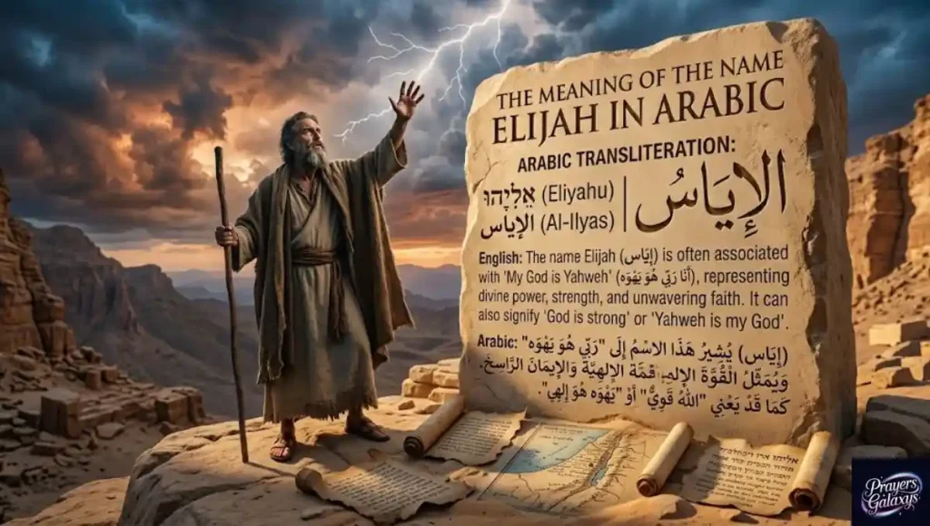 Elijah Name Meaning Arabic