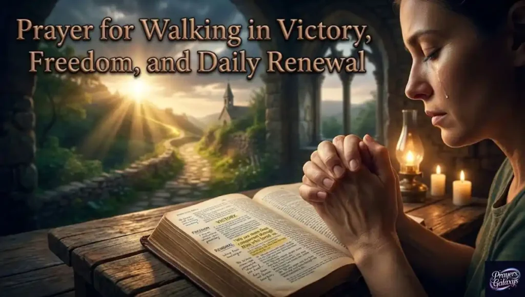 Prayer for Walking in Victory, Freedom, and Daily Renewal