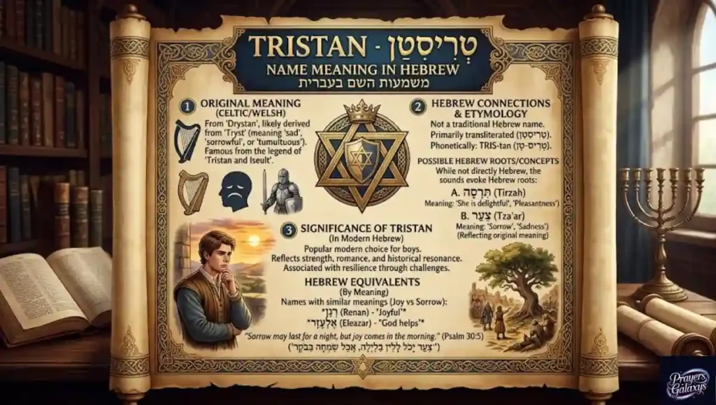 Tristan Name Meaning in Hebrew