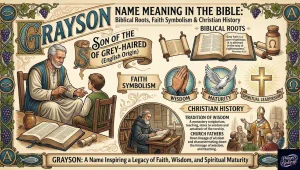 Grayson Name Meaning in the Bible: Biblical Roots, Faith Symbolism & Christian History