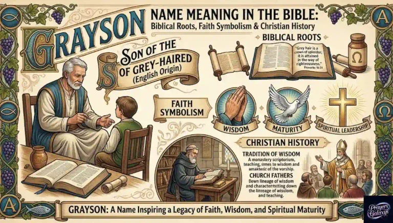 Grayson Name Meaning in the Bible: Biblical Roots, Faith Symbolism & Christian History