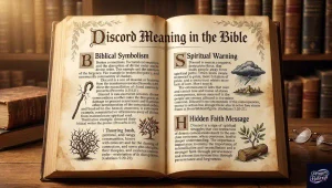 Discord Meaning in the Bible: Biblical Symbolism, Spiritual Warning & Hidden Faith Message