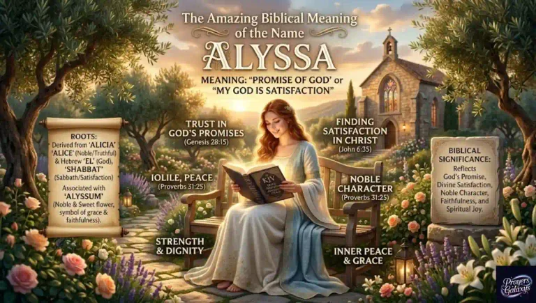 The Amazing Biblical Meaning of the Name ALYSSA
