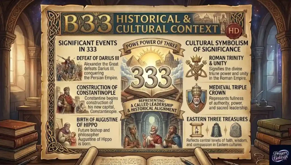 333 Historical & Cultural Context
