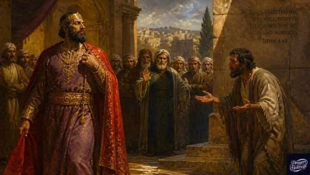 Is 4:44 a Divine Message?