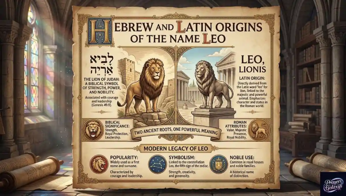 Hebrew and Latin Origins of the Name Leo