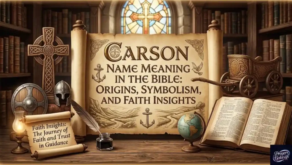 Carson Name Meaning in the Bible: Origins, Symbolism, and Faith Insights