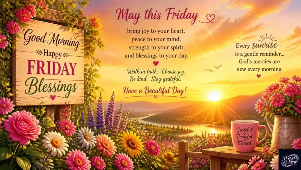 Beautiful Good Morning Friday Blessings