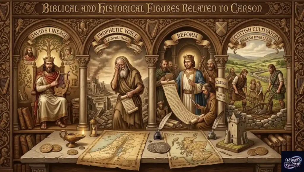 Biblical and Historical Figures Related to Carson