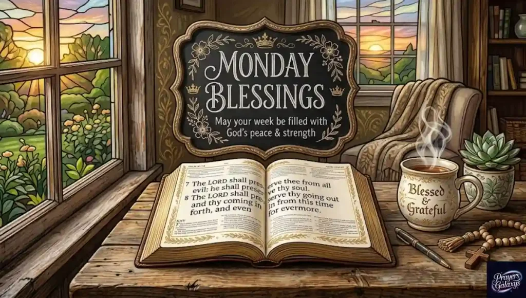 Monday Blessings With Bible Verse Images (KJV)