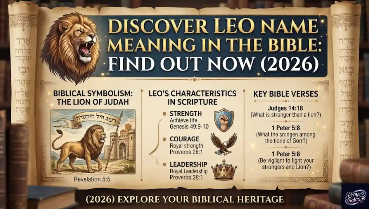 Discover Leo Name Meaning in Bible: Find Out Now (2026)